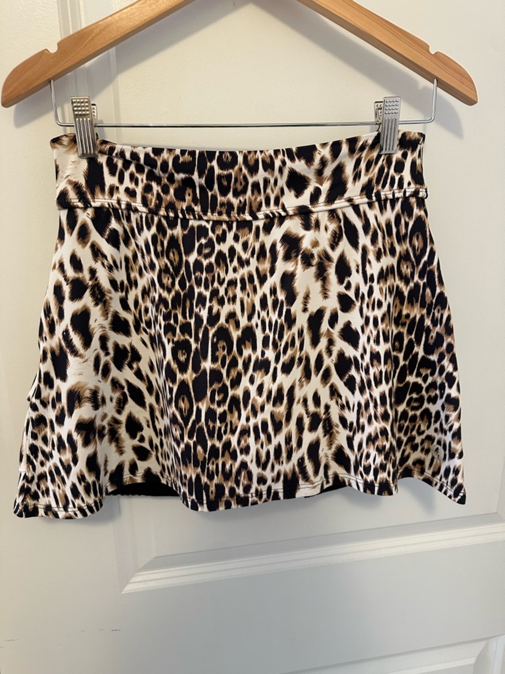 Donna Jo Ruffle Leopard Print Skort - Tennis, golf, pickleball